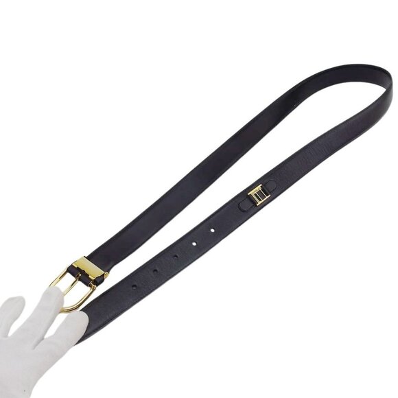 Dunhill belt Black gold Women Authentic secondhand main image 8